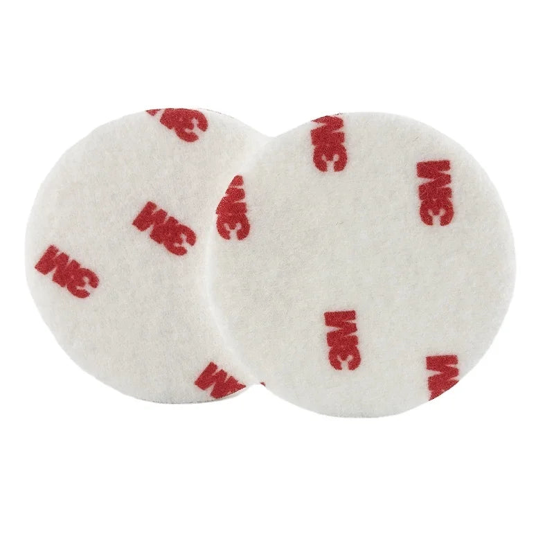 3M Finesse-it 5 in Red Foam Logo White Loop 200 Pcs/Case Felt Buffing Polishing Pads 09358 Model