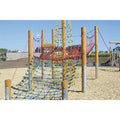 Hanlin Design Outdoor & Indoor Adventure Net Ropes Playground Climbing Facility with Customized Components for Adults Kids