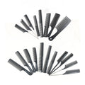 Wholesale JUEJIANG Brand S-122 Salon Use Black Plastic Common Comb Set  Special for Hair Stylists