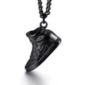 KALEN Fashion Stainless Steel Jewelry Shoe Pendant Necklace