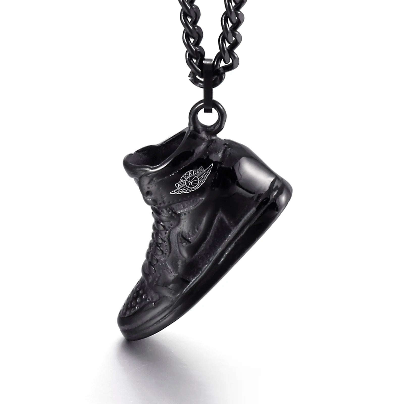 KALEN Fashion Stainless Steel Jewelry Shoe Pendant Necklace