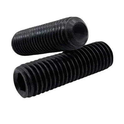 Grade 12.9 M1.6 M2 M2.5 M3 Nickel Nylon Hex Socket Set Screw 5mm-10mm Length with Flat End Stop Tight Plug No Head Metric System