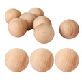 Tailai 2 Inch Wood Crafting Ball Unfinished Wooden Round Balls for DIY Art Craft Jewelry Making Building Design Projects