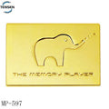 Wholesale Durable Clothes Adhesive Gold Badges Metal Brand Logo Plate Furniture Hardware Engraved Name Labels-Tag Type