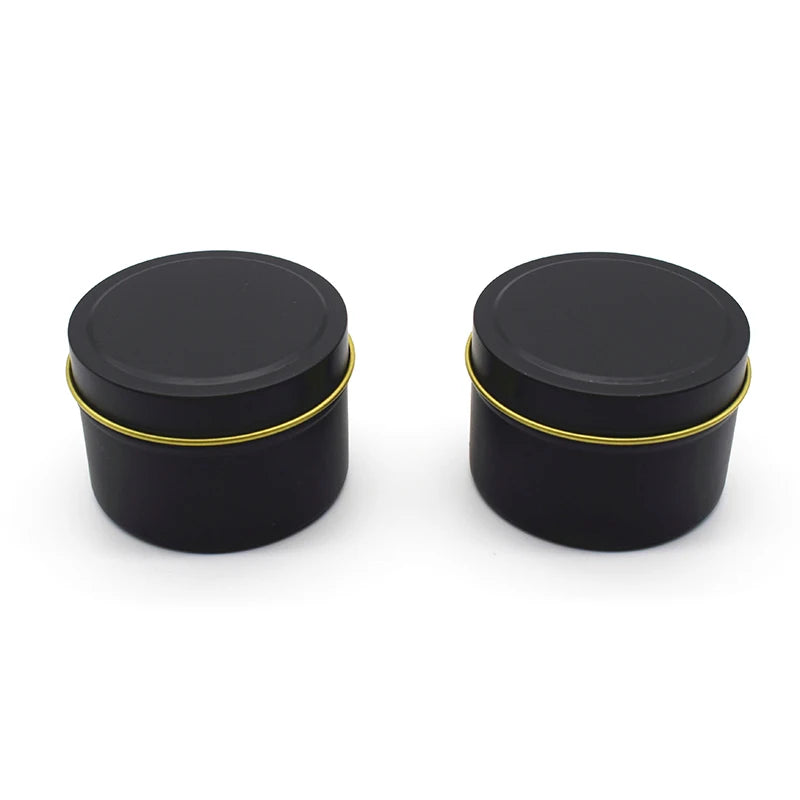 China Manufacturer New Product 4oz Round Craft Candle Tin Box Customizable Color Wholesale