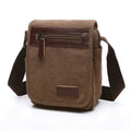 Custom Print Logo  Washed Vintage Cotton Canvas Side Sling Crossbody Luggage Travel Shoulder Messenger Bag for Men Women