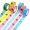 Custom Logo Pattern Print Kawaii Character Special Oil Masking Stationery Washi Tape