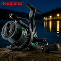 [Germany Stock] Rooblinos RF Left-hand Rotating Drum 5.2:1 Gear Ratio 5 Bearing 257g Aluminum Nylon Materia