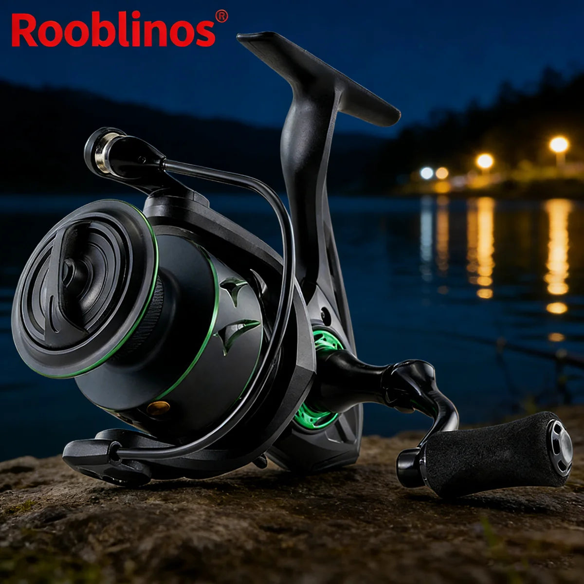 [Germany Stock] Rooblinos RF Left-hand Rotating Drum 5.2:1 Gear Ratio 5 Bearing 257g Aluminum Nylon Materia