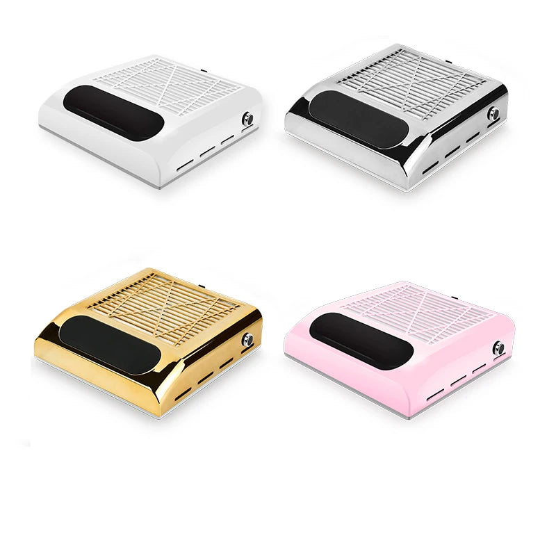 2023 80W Powerful Nail Dust Collector Nail New Upgraded Salon Expert Nail Machine Vacuum Cleaner