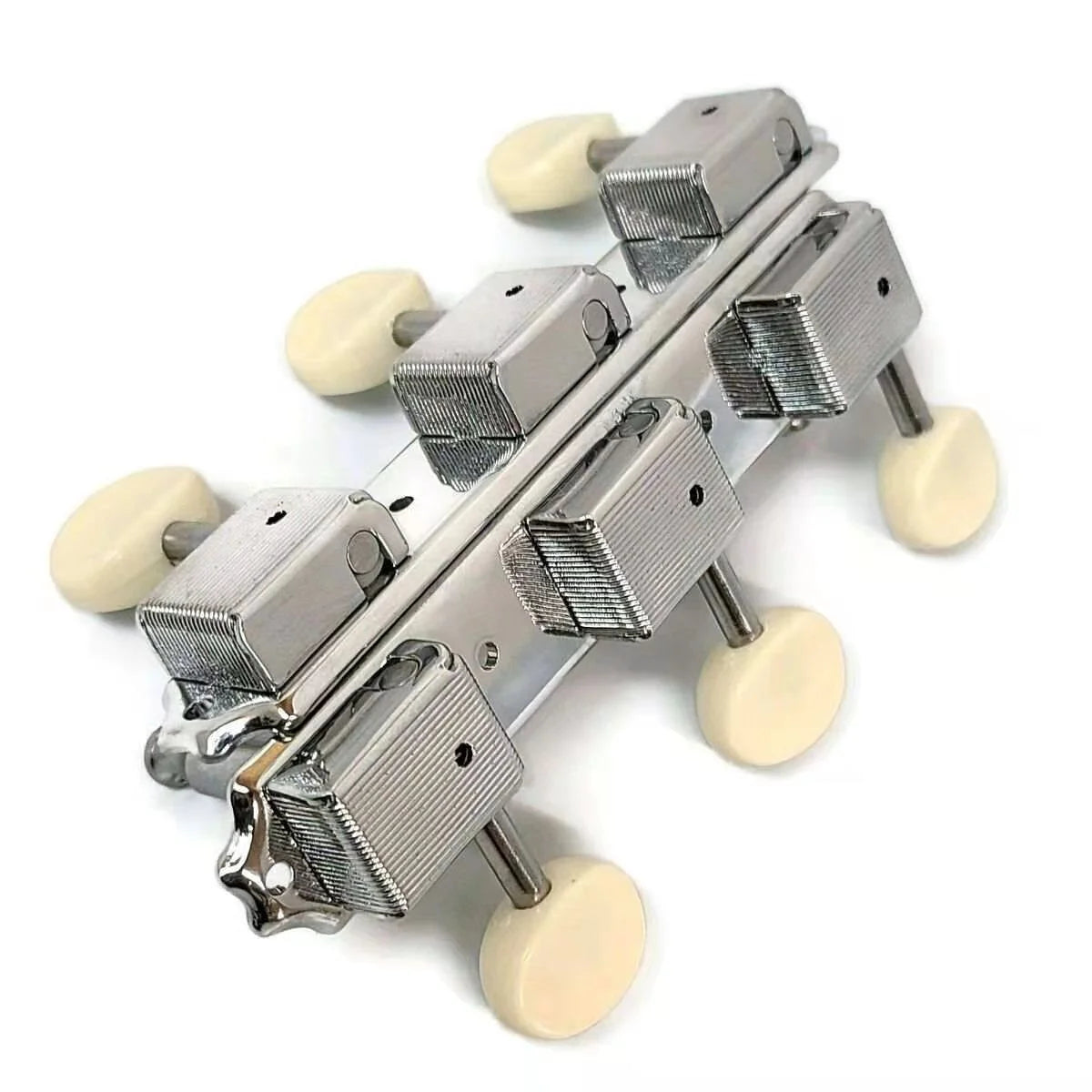 TN-003/TN-004 Durable OEM Brand Guitar Tuning Machine Pegs with Nickel and Ivory Buttons