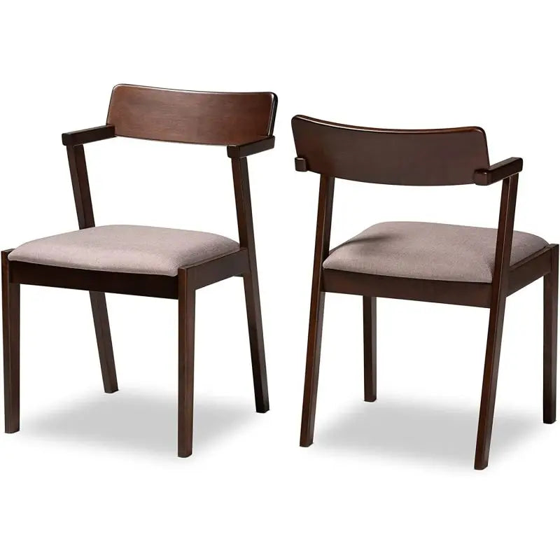 Durable Modern Nordic Backrest Casual and Comfortable Wooden Solid Wood Walnut Living Room Chairs Kitchen Dining Armchair