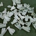 Huiying Chinese Antiques Toad Feng Shui Item Angel 1.5 Inch clear Quartz Statue Crafts