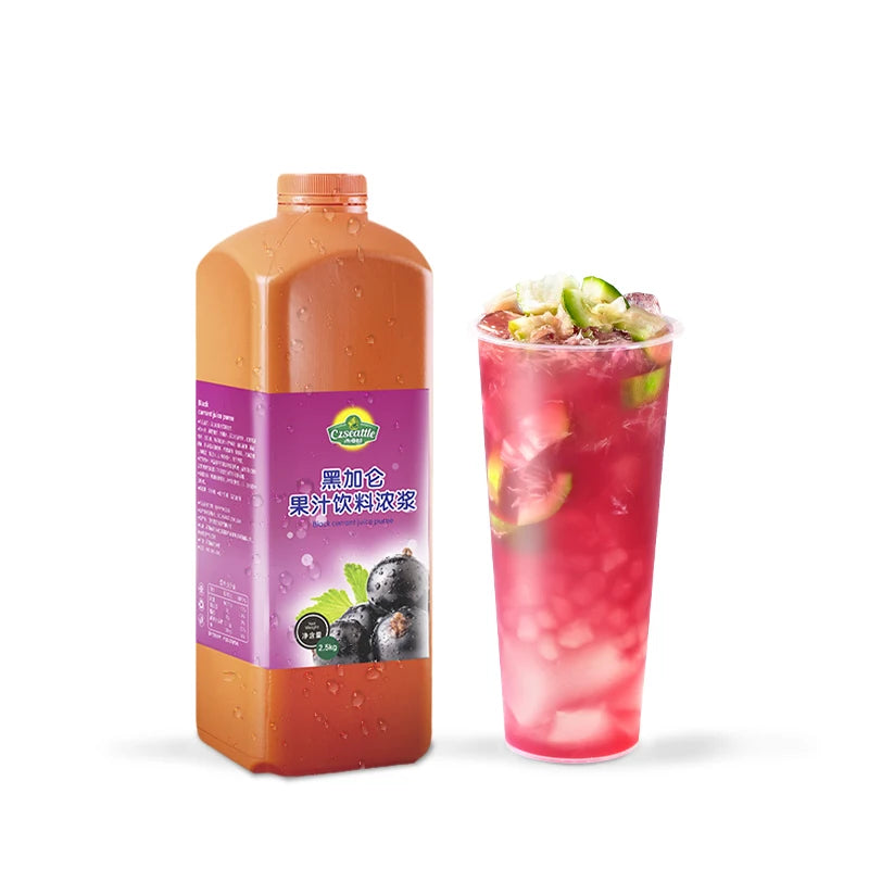 Czseattle Black currant fruit juice flavor drink & beverage concentrated fruit juice syrup for bubble tea milk tea raw materials
