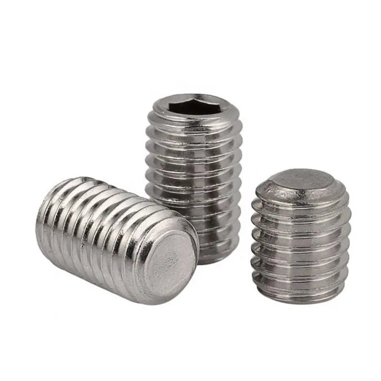 Polished Stainless Steel 304 Din913 Flat Point Set Screw