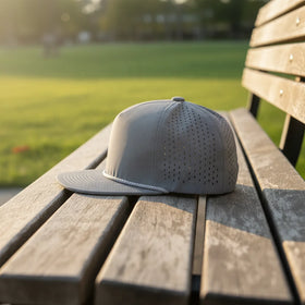 Custom 5 Panel Men's Golf Baseball Caps Quick Dry Polyester Waterproof Laser Holes with Dot Pattern Mens Fit Gorras