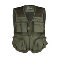 Summer Men's Printed for Softshell Photojournalist Vest Hunting Fishing Outdoor Multi-Pocket Mesh Breathable Wear