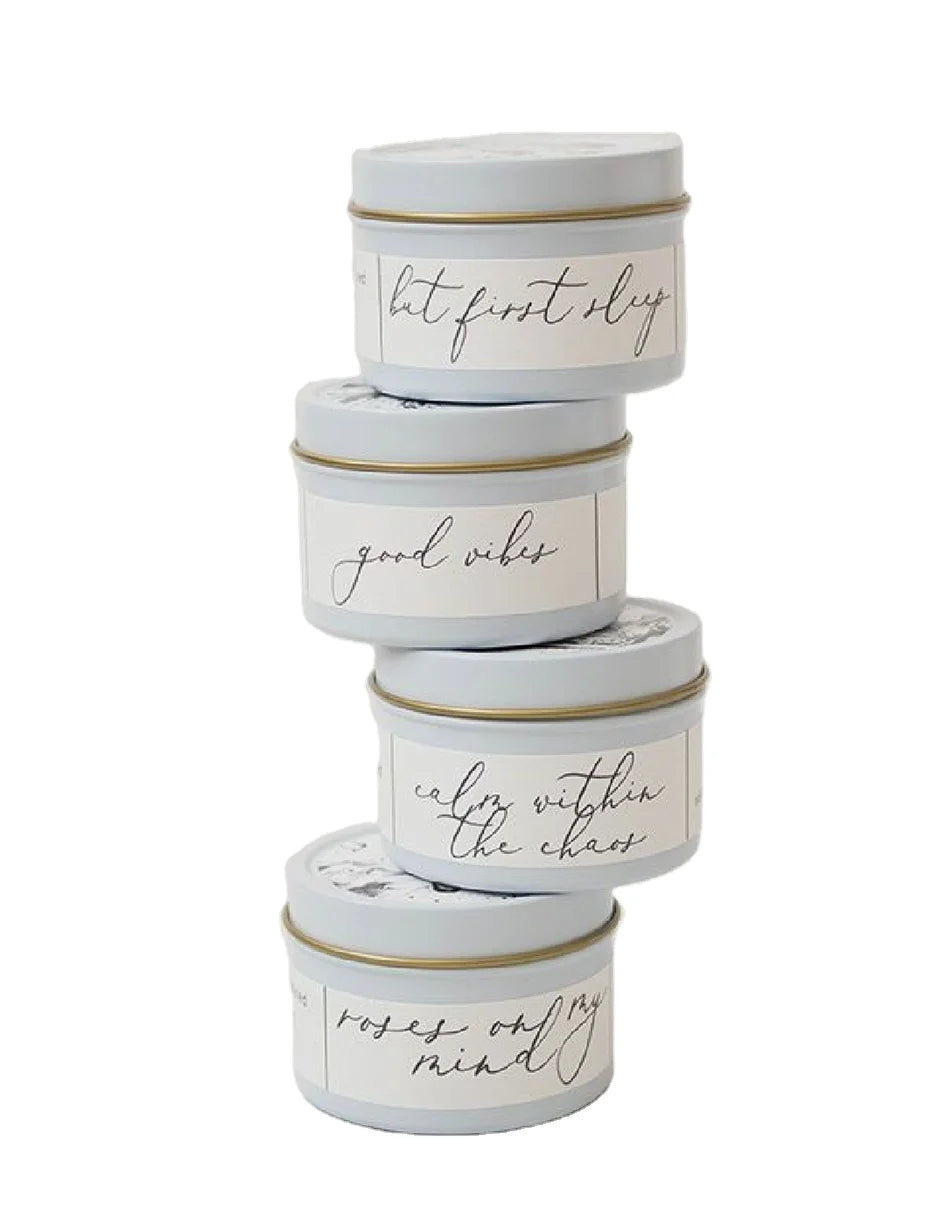 Hot Sale Custom Printed 100ml 4 oz 6 oz 8 oz Empty Unique Candle Jars Luxury Soy Metal Round White Candle Tin Containers