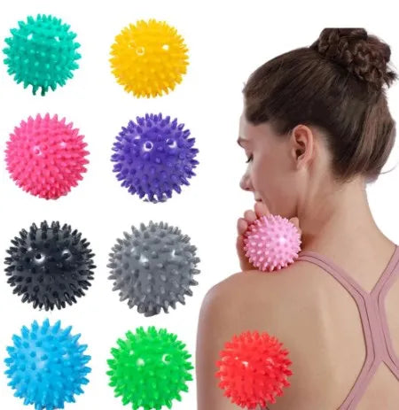 Exercise Spiky Massage Yoga Ball Trigger Point Sport Fitness Hand Foot Pain Stress Ball Relief Muscle Relax Healthy Ball