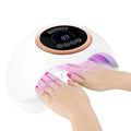BLUEQUE V4 180W Smart UV LED Nail Lamp | Factory Custom Professional Nail Dryer with 30/60/90/120s Timer & Power Socket