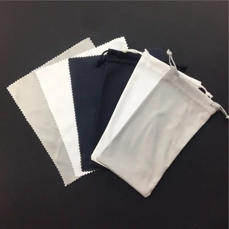 Good Quality Fiber Sunglasses Pouch Sunglasses Cloth Customized logo Sunglasses Bag