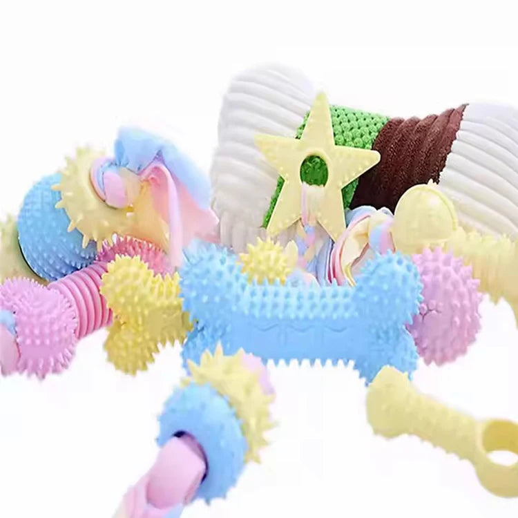 Daily Interactive Chew Toy Casual Fashion Style Small/Medium/Large Dogs Durable Eco-Friendly TPR Rubber Anxiety Relief