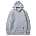 Ladies Blank Pullover Hoodies Light Grey French Terry Tracksuits Women Sweater Shirt or Pants
