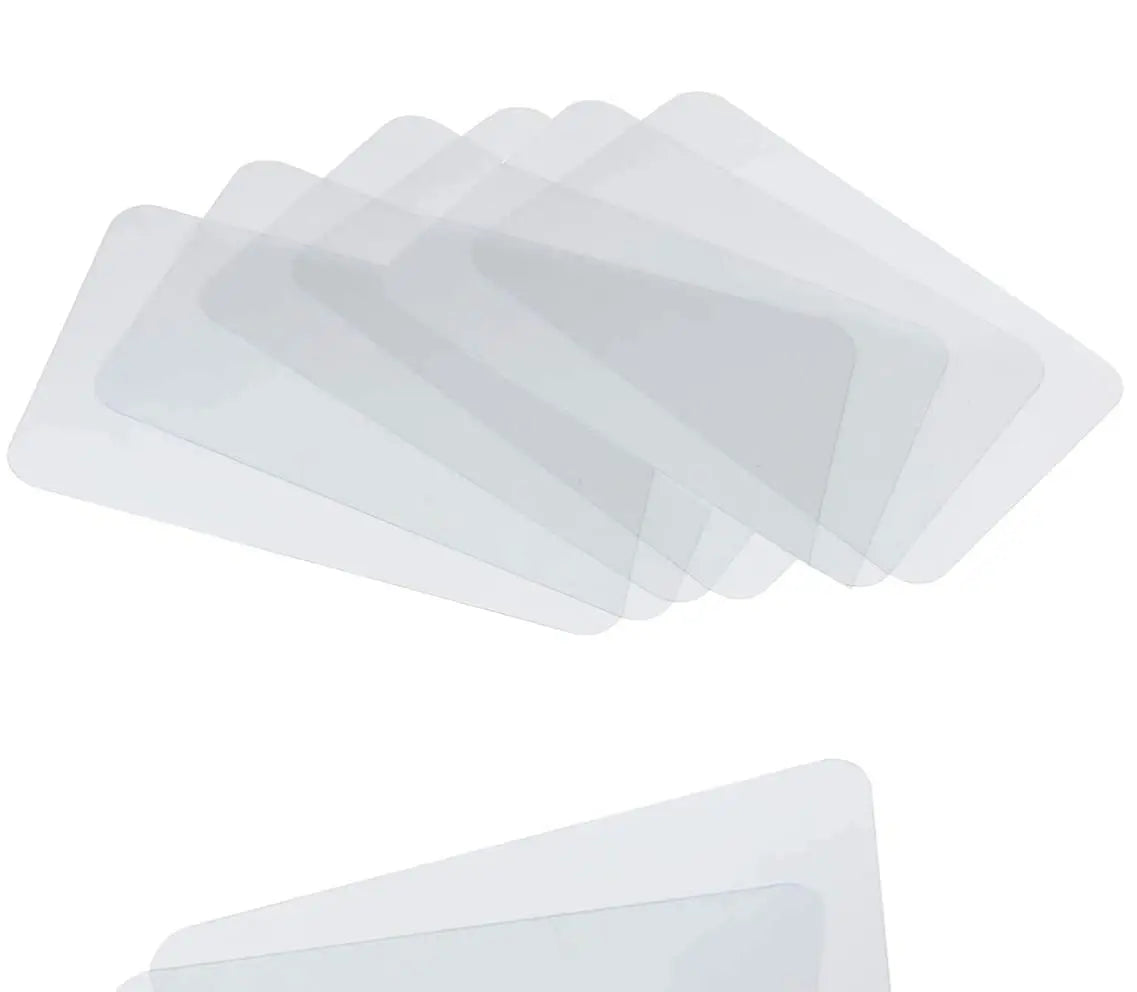 Clear Multi-use Kitchen Office Desk Table Placemats Easy Clean Flexible Place Mats Wipeable Plastic PP Table Mats