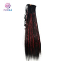 Performance Beauty Style Tinsel Wrap Around Long Synthetic Ponytail with Tinsel Hair Extensions for Women