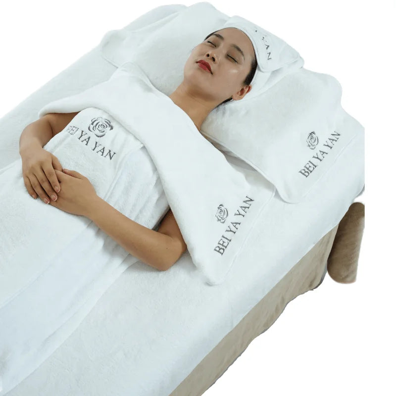 Wholesale Price Bath Towels Professional 6pcs Beauty Salon Towel Set with Customized logo