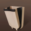 Reusable Hanging Kitchen Trash Can Plastic Collapsible Mini Garbage Bin for Cabinet Car