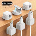 Adjustable Cord Holder Magnetic Cable Clip Under Desk Organizing Cable Management Wire Organizer Cable Holder for Wall and Table
