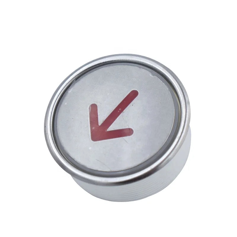 Stainless Steel Elevator Push Button Switch A4N28797 Potensi Elevator Spare Parts