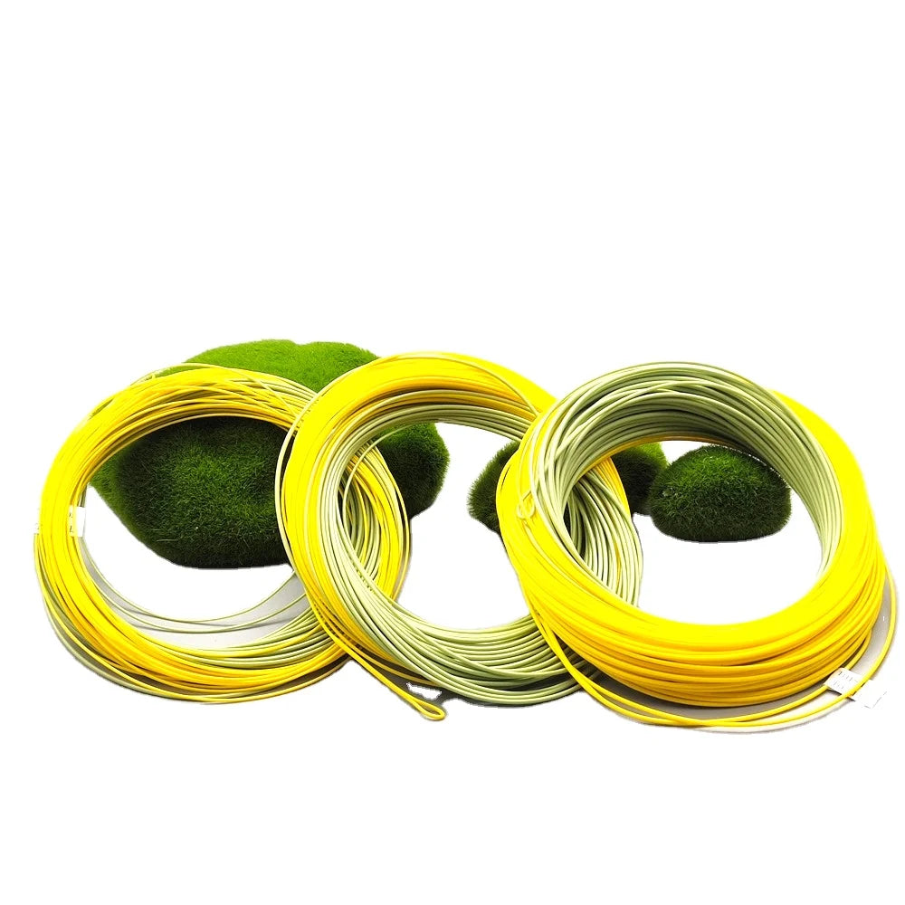 New Gold WF 3F 5F 8F 80/90/100inch Forward Floating Fly Fishing Line for Stream Lake River Fishing