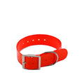 Custom Logo 2'' Wide Dog Training Collar Colorful Silicone TPU Nylon Webbing Durable Waterproof Adjustable Pet Leash Solid Rivet