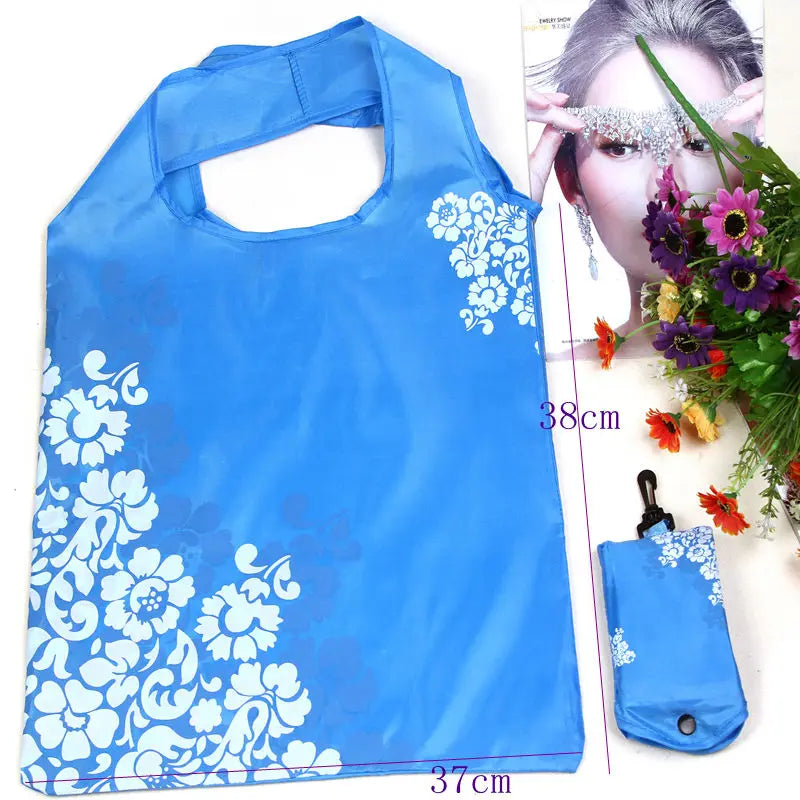 New Promotional Folding Polyester Reusable Grocery Shopping Bag with Different Designs