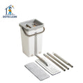 New Swivel Handle Eco-friendly Microfiber Wet/Dry 360 Wash Rectangle Flat Winger Mop Bucket for Kitchen Floor Cleaning
