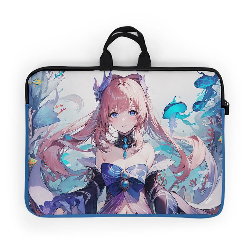 High Capacity Custom Logo Laptop Bags Genshin Impact Computer Laptop Case Pouch Bag Laptop Sleeve Bag