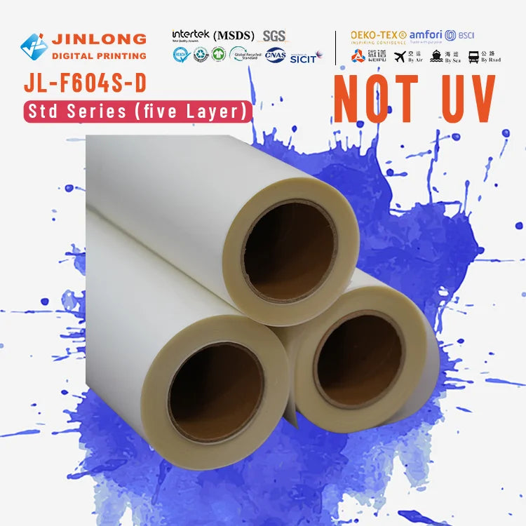 60cm*100m Roll Double Matte Cold Hot Peel Dtf Film Heat Transfer Printing Dtf Pet Film Roll for Dtf Printer Printing