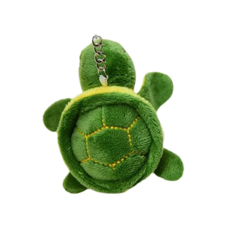 High Quality Cute Mini Cartoon Turtle Plush Toy Pendant Funny Keychain Stuffed Soft Ball Shape