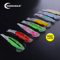 DORISEA 11.5cm 11g UV Luminous Soft Squid Skirts Fishing Bait Lure for River Lake and Stream Fishing