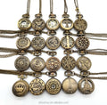 Mix 20 Designs Small Size Classic Roman Zinc Alloy Diameter 27MM Quartz Movement Vintage Antique Heart Hollow Pocket Watch