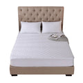 Quilted Waterproof King Size White Bed Cover  Mattress Protector with Elastic for Hotel Dormitory Four Seasons