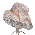 Fashion Trendy Women's Bowknot Beach Hats Floppy UV protection Big Brim goth Sun Hat Covered with Lace