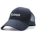 Hot Sale OEM/ODM 6 Panel Snapback Flat Bill Mesh Sports Trucker Baseball Hat With Custom Logo Patch