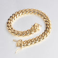 Hot Items Hip Hop Children's Jewelry Sets Stainless Steel Gold Plated Bracelet and Necklace Sets 6/8/10MM for