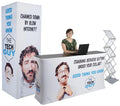 Portable Expo Exhibition Booth 10*10ft Trade Show Exhibit Display Custom Tension Fabric Backdrop for Trade Show Exhibition Stand