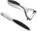 Peeler Vegetable Set of 2 Vegetable Peeler for Kitchen Potato Peelers for Fruit Straight Blade with  Durable Non-Slip Handle