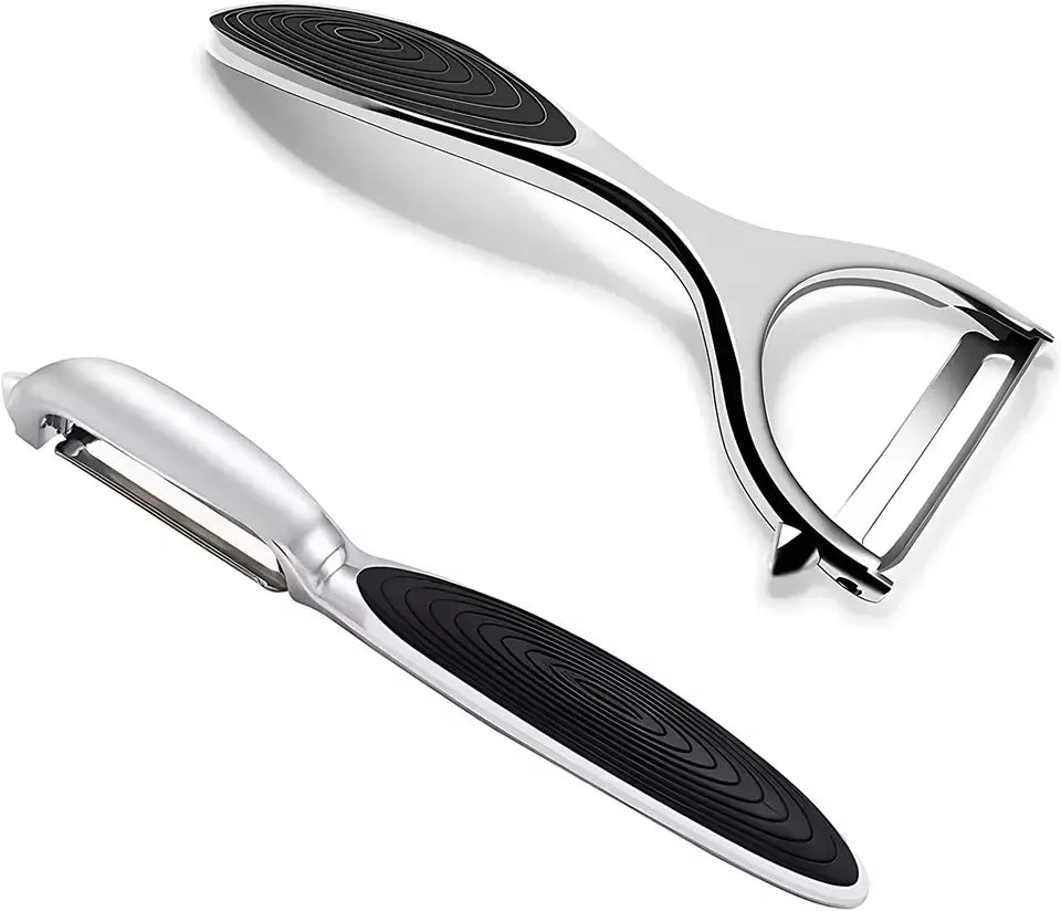Peeler Vegetable Set of 2 Vegetable Peeler for Kitchen Potato Peelers for Fruit Straight Blade with  Durable Non-Slip Handle
