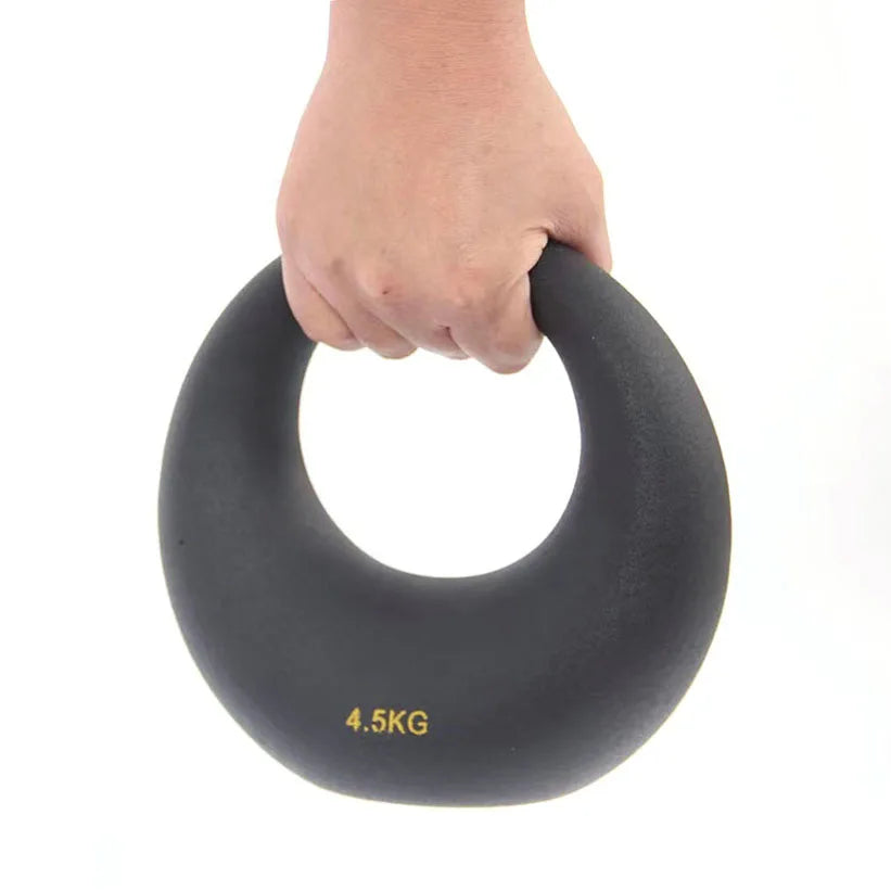 ZJFIT Gym Free Weight Cast Iron Kettle Bell New Design Stainless Steel Strength Training Dumbbell Fitness Accessories Equipment